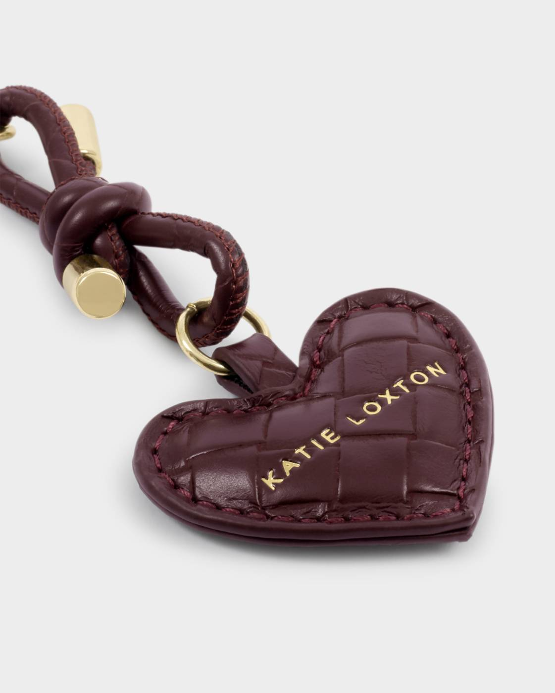KATIE LOXTON KEYRING & CARDHOLDER SET CHERRY WOVEN