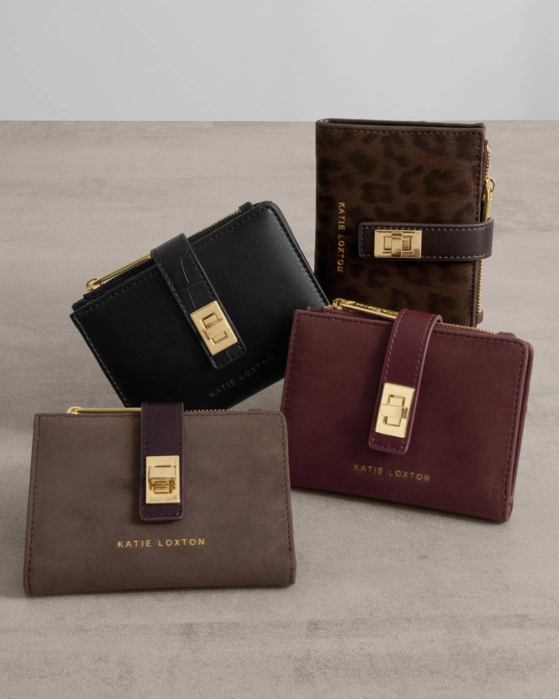 ORIN TWIST LOCK PURSE BITTER CHOCOLATE