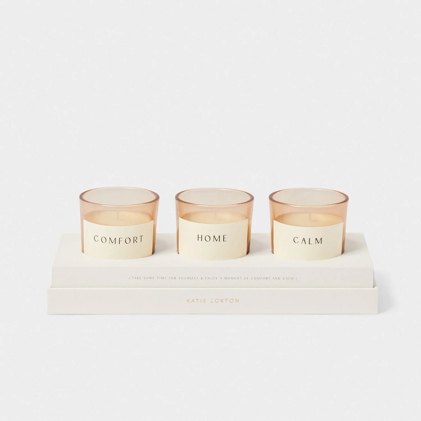 KATIE LOXTON TRIO VOTIVE CANDLE 'HOME'