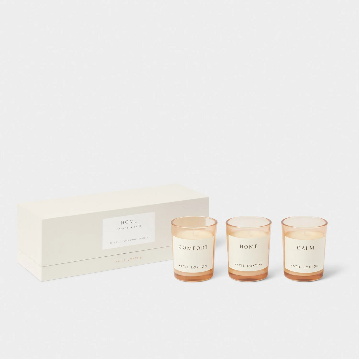 KATIE LOXTON TRIO VOTIVE CANDLE 'HOME'