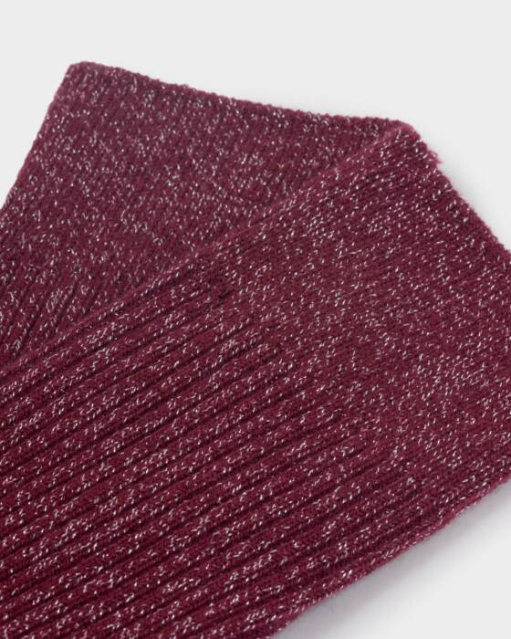 SPARKLE SOCKS IN GIFT BOX-CHERRY RED