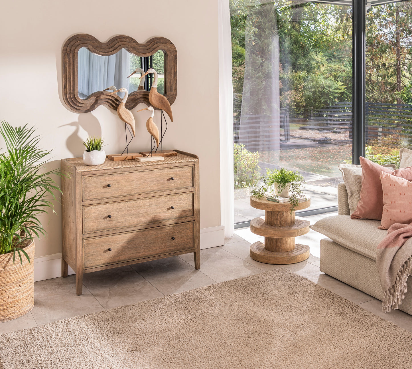 OCEANS APART LILLE BOBBIN SIDE TABLE