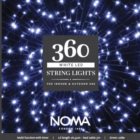 NOMA WHITE MULTIFUNCTION STRING LIGHTS