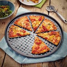 STELLAR BAKEWARE 35CM CRISPY CRUST PIZZA TIN NON-STICK
