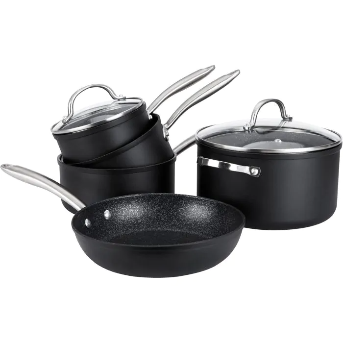 PRESTIGE SCRATCH GUARD ALUMINIUM COOKWARE SET 5PCE