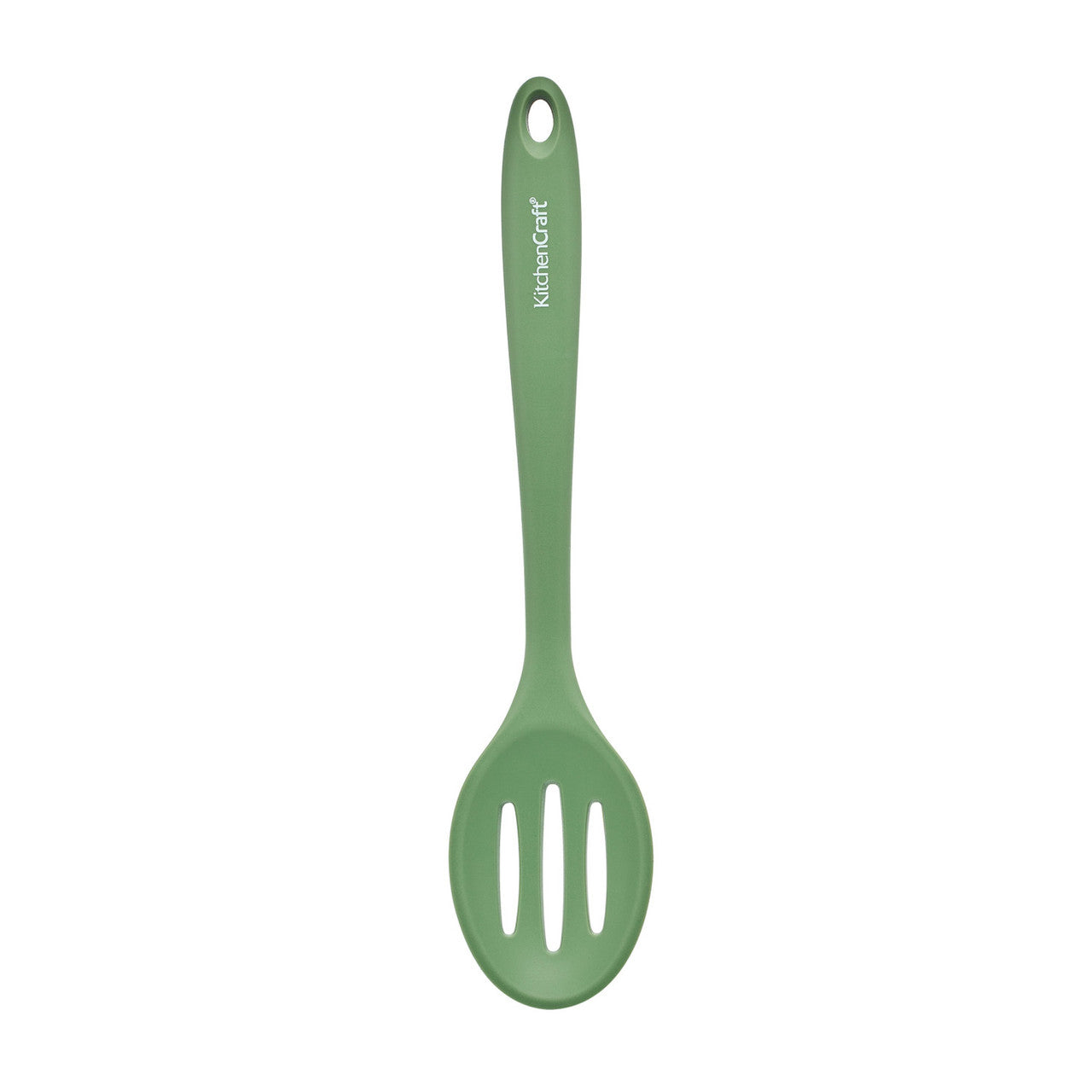 KC BLUE SLOTTED SPOON 27CM GREEN