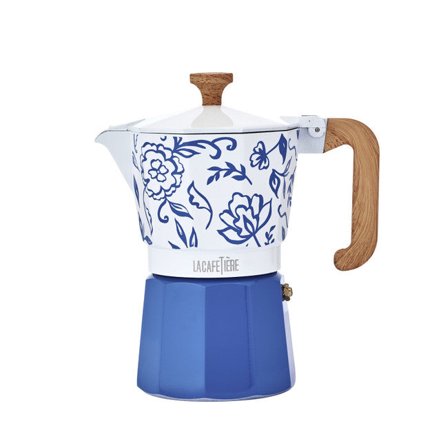 LC ESPRESSO MAKER 6 CUP FLORAL