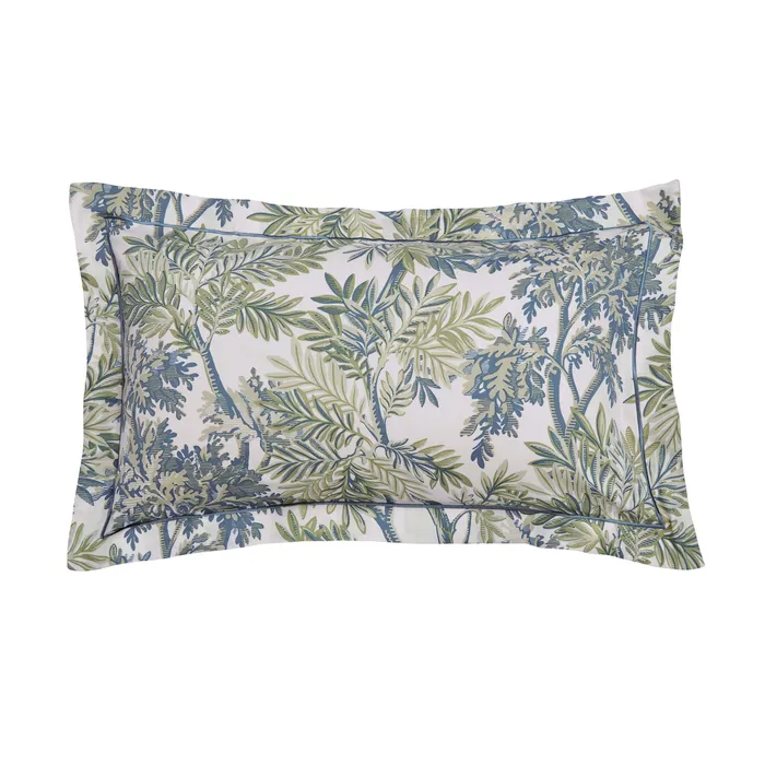 TAPESTRY TREE BEDDING COVER SET-BLUE