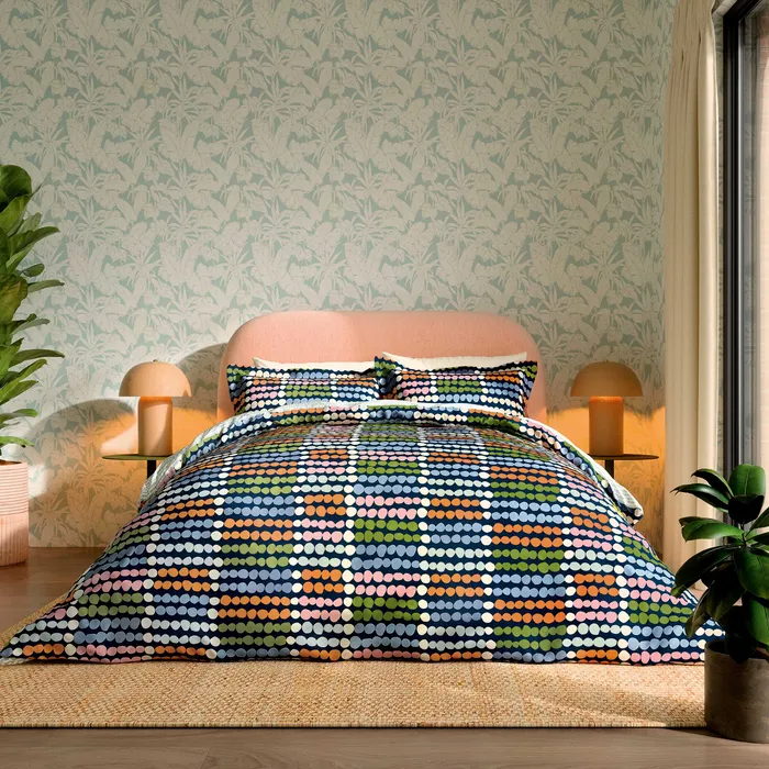 SCION POLKA BEDDING COVER SET-CHAI