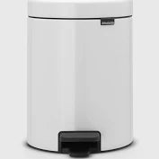 BRABANTIA 5L WHITE PEDAL BIN