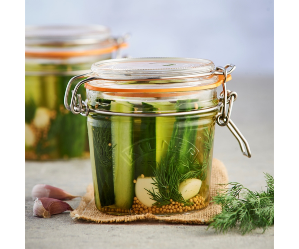 ROUND CLIP TOP JAR 0.35L