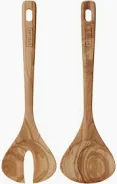STELLAR OLIVE WOOD SALAD SERVERS