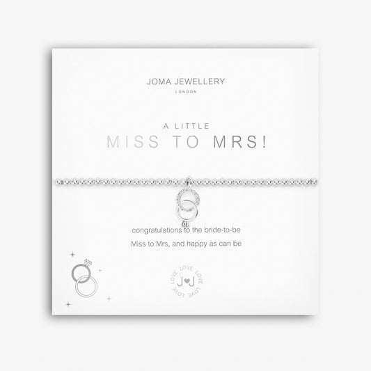 JOMA A LITTLE MISS TO MRS! SILVER