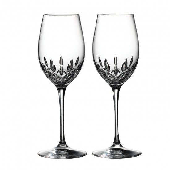 WATERFORD CRYSTAL LISMORE ESSENCE WHITE WINE PAIR