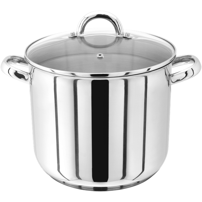 JUDGE STOCKPOTS 24CM GLASS LID STOCKPOT 8.5L