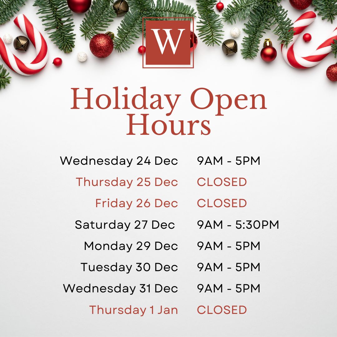 Holiday Opening Hours