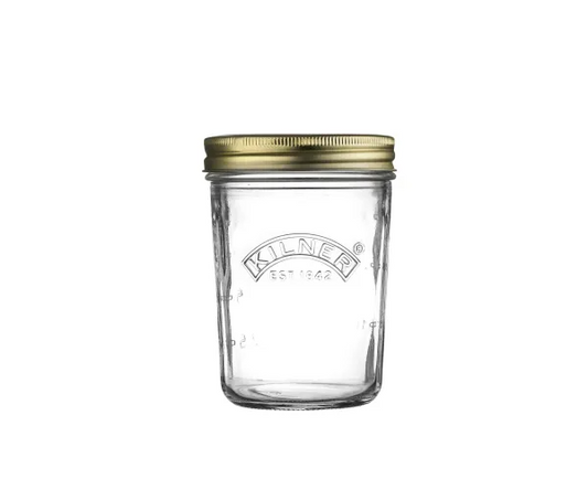 WIDE MOUTH GLASS PRESERVE JAR 0.35L