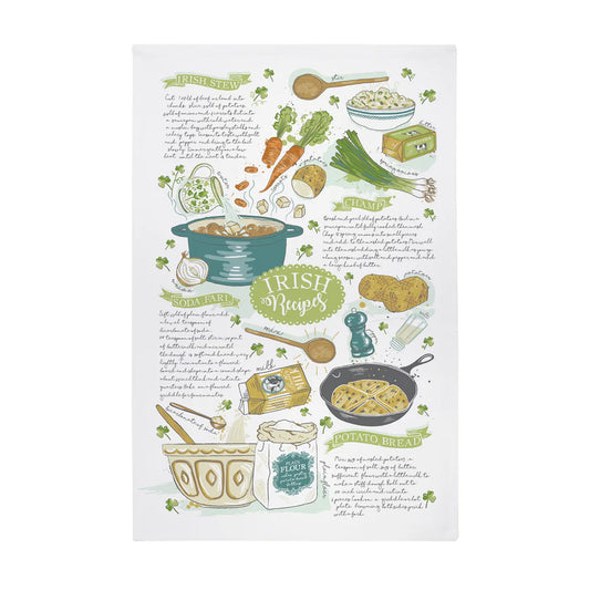 IRISH RECIPE GREEN TEA TOWEL