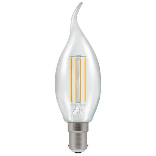 LED BENT TIP CANDLE LIGHTBULB