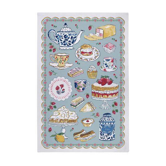 AFTERNOON TEA COTTON TEA TOWEL