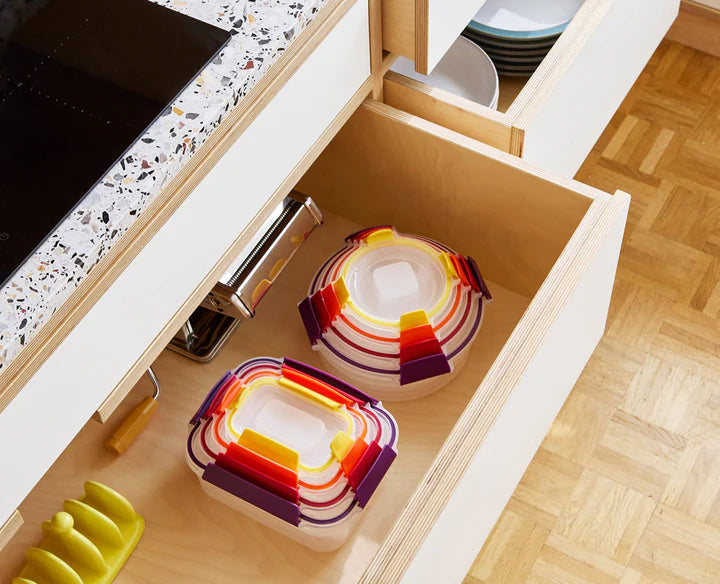 JOSEPH JOSEPH NEST LOCK ROUND 8PC MULTI SET