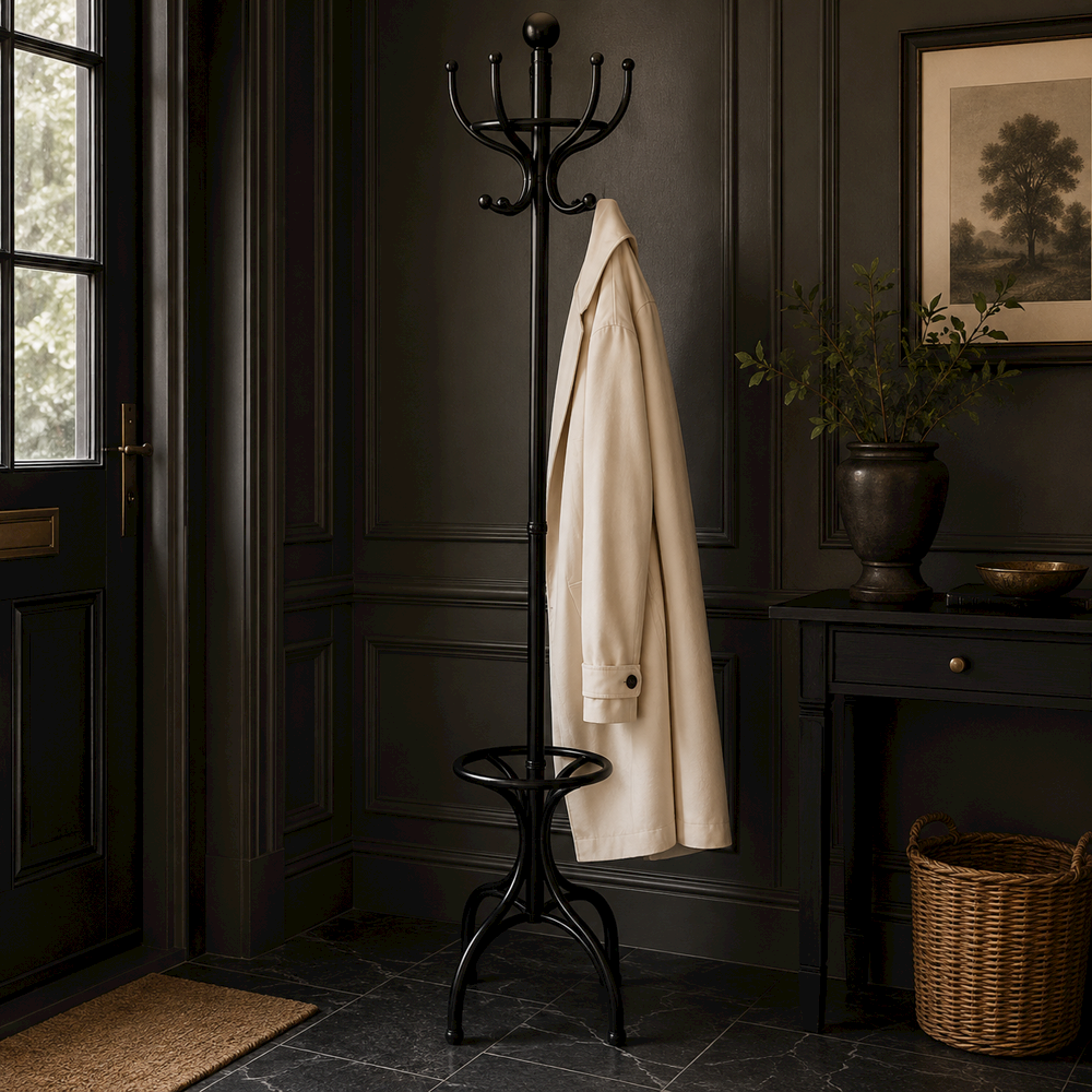 BLACK COAT STAND