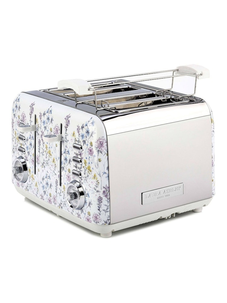 LAURA ASHLEY 4 SLICE TOASTER WILD MEADOW