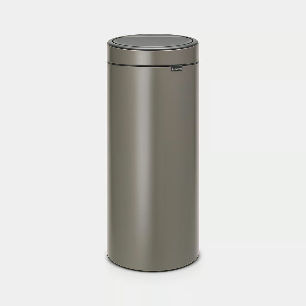 TOUCH BIN 30 LITRE-PLATINUM