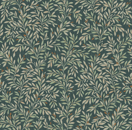 NEXT DITSY LEAF EMERALD WALLPAPER