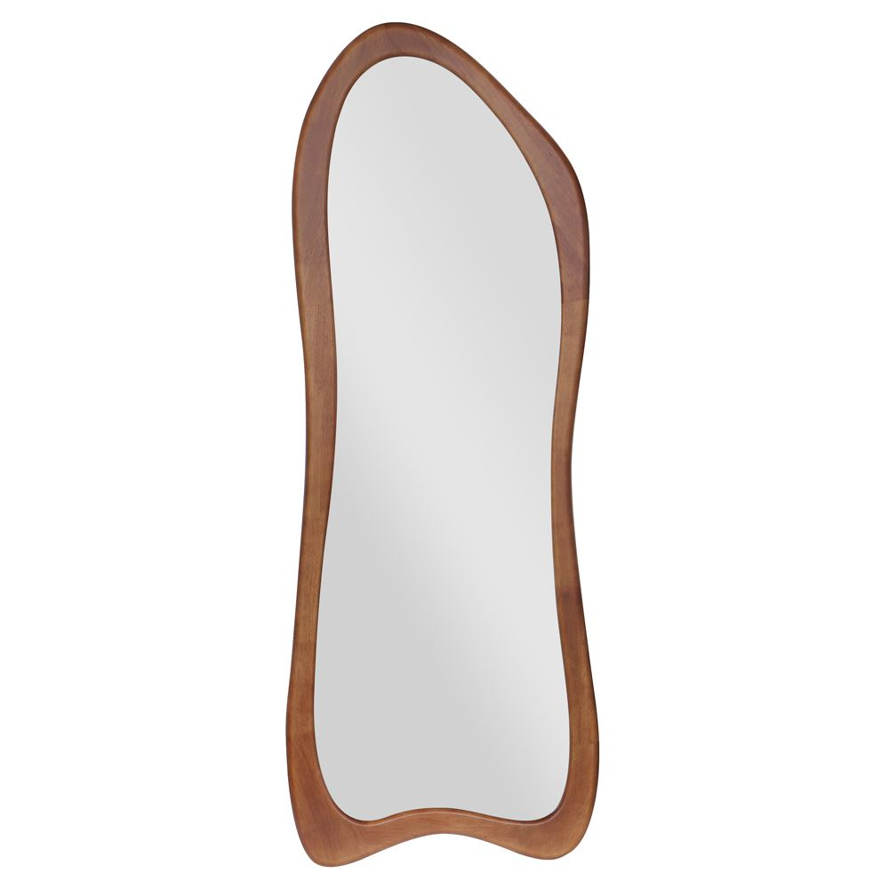 FULL LENGTH OAK WALNUT MIRROR