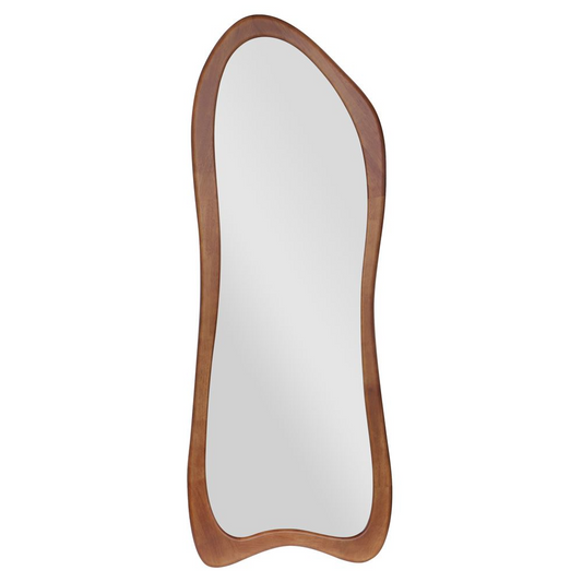 FULL LENGTH OAK WALNUT MIRROR
