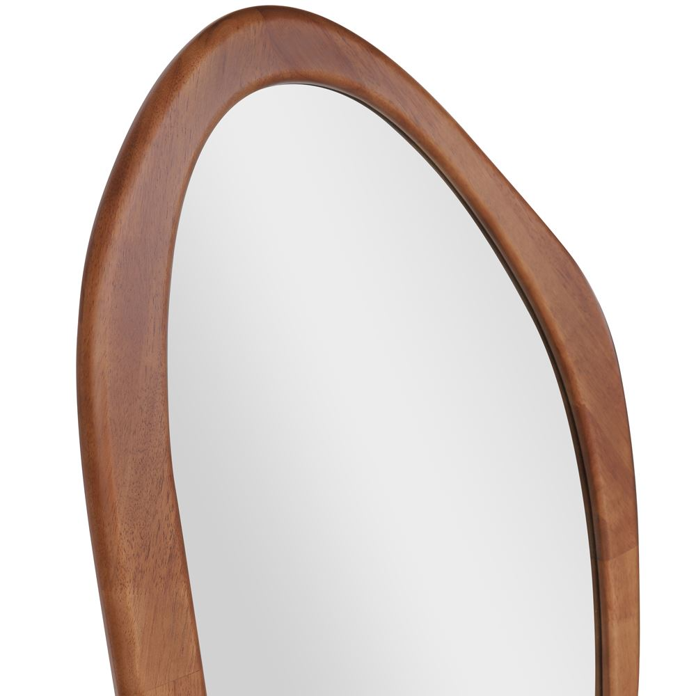 FULL LENGTH OAK WALNUT MIRROR
