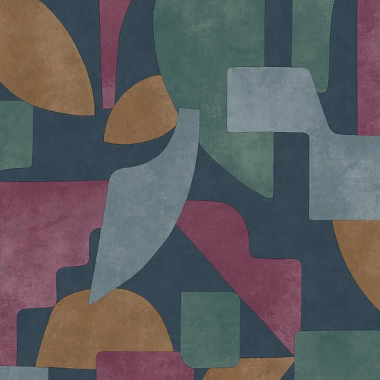 HOLDEN DECOR NAVY ABSTRACT