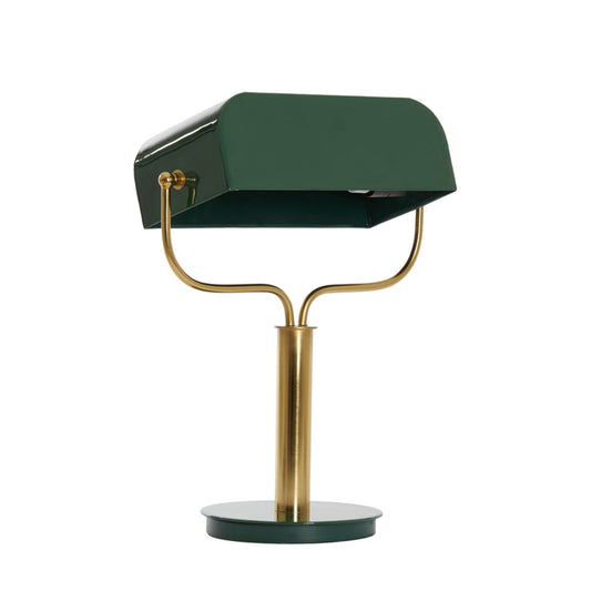 LIGHT & LIVING TABLE LAMP AYRE GREEN & GOLD