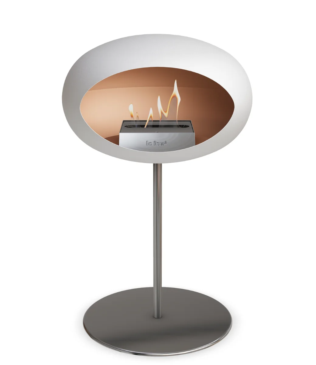 LE FEU STEEL LOW FIRE WHITE