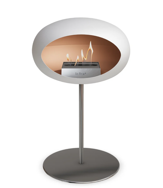 LE FEU STEEL LOW FIRE WHITE