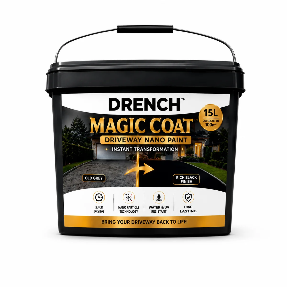 DRENCH MAGIC COAT DRIVEWAY PAINT
