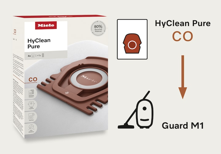 MIELE CO HYCLEAN PURE VACUUM CLEANER BAGS