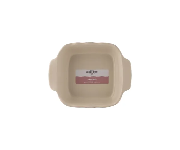 IN THE MEADOW CREAM SQUARE DISH