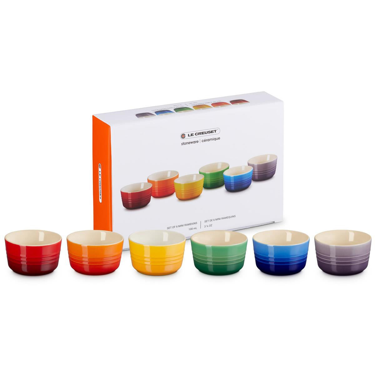 SET 6 MINI RAMEKIN RBW LE CREUSET