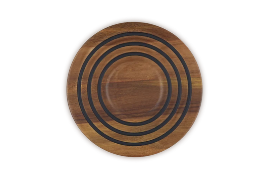 LE CREUSET ACACIA WOOD MAGNETIC TRIVET