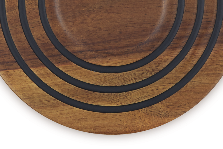 LE CREUSET ACACIA WOOD MAGNETIC TRIVET