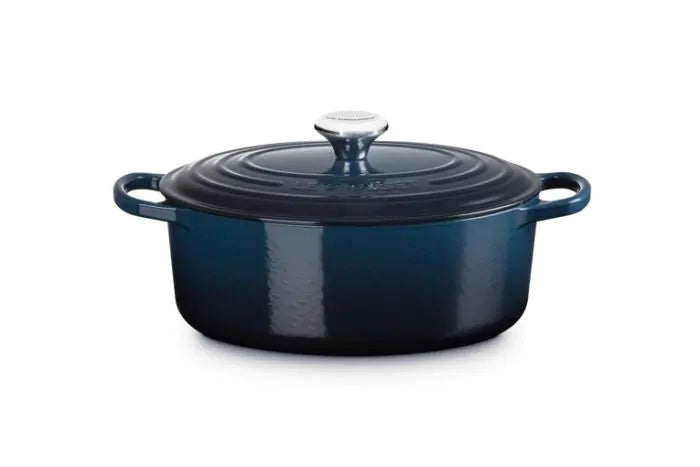LE CREUSET NUIT OVAL CASSEROLE 29CM