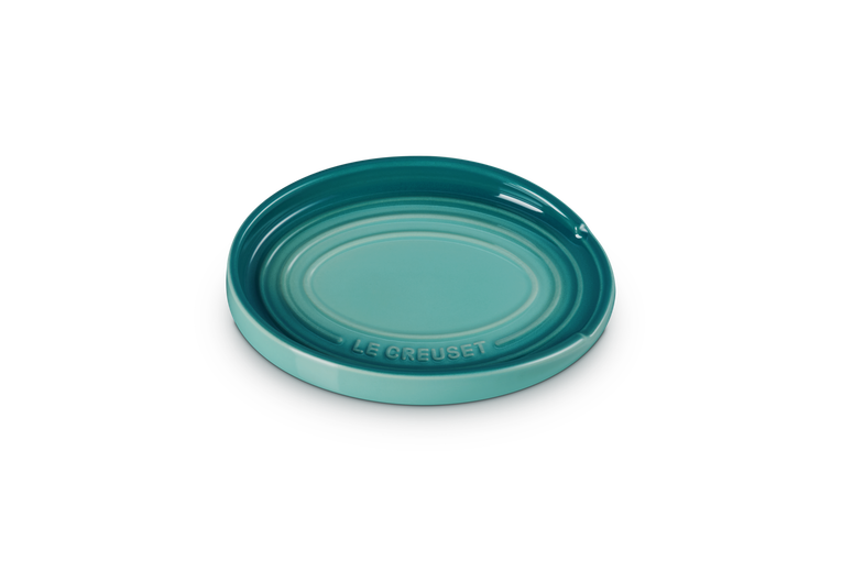 LE CREUSET BLUE RIVIERA OVAL SPOON REST 16