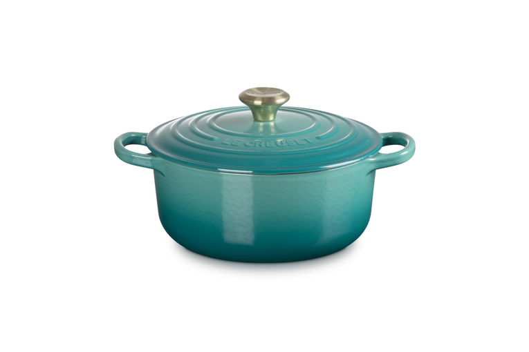 LE CREUSET BLUE RIVIERA SIG RD CASS LG-K