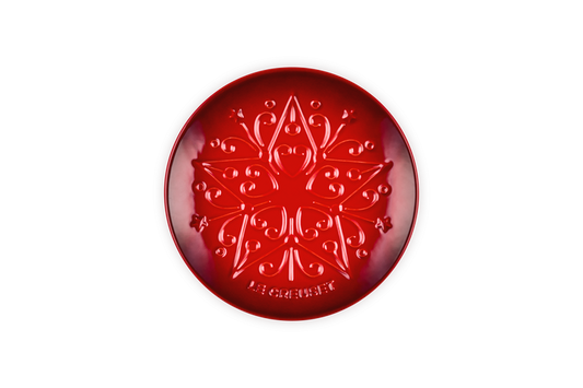 WINTER PLATE CERISE 19CM