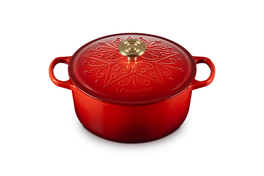 SIG ROUND CASSEROLE CERISE 24CM
