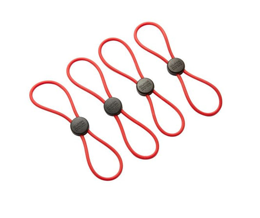 SLIDER TIES SET 4PCS RED