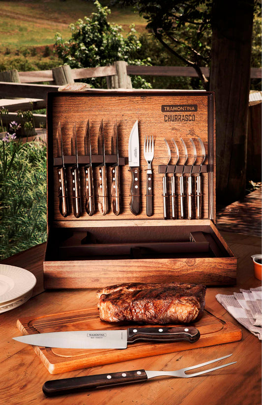 TRAMONTINA 15PCS CUTLERY AND CARVING SET
