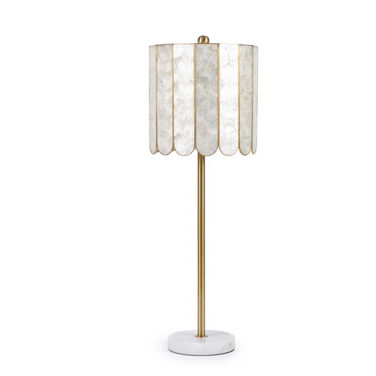 MOTHER OF PEARL BUFFET LAMP